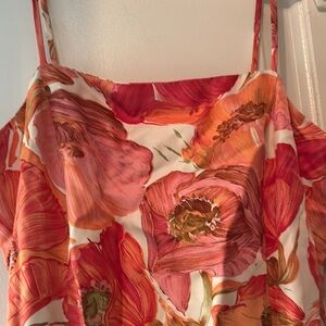 Floral Spaghetti Strap Dress